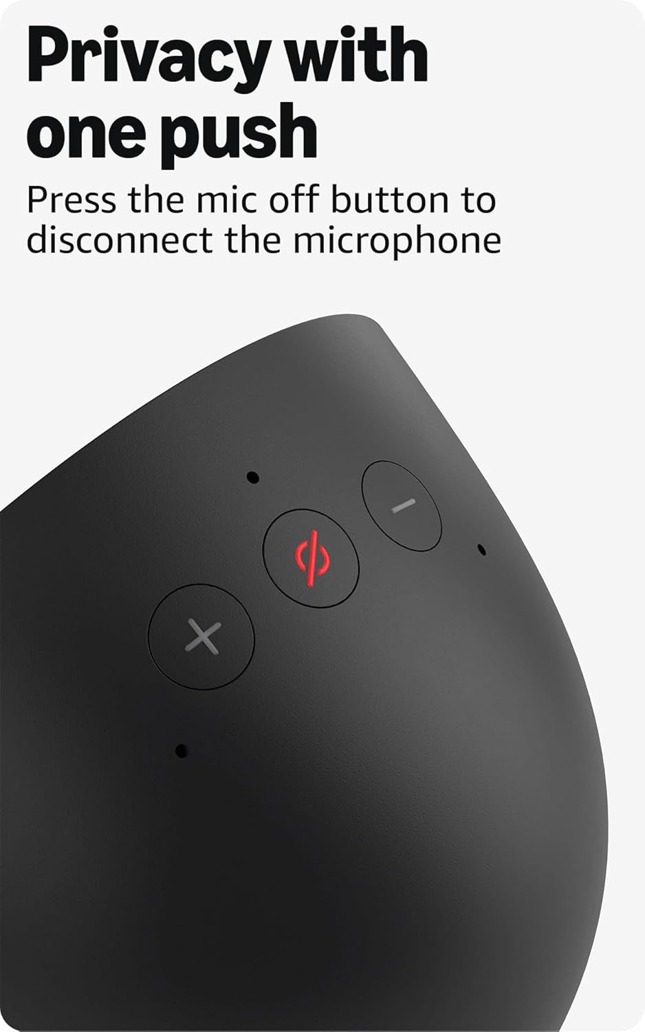 Echo Spot, Great for Nightstands, Offices and Kitchens, Smart Alarm Clock with Alexa, Black