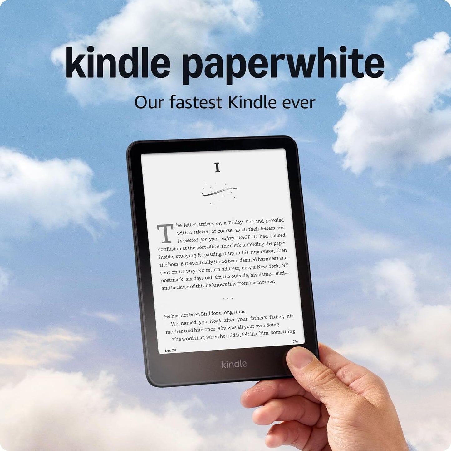 Kindle Paperwhite 16GB (Newest Model) – Our Fastest Kindle Ever, with New 7" Glare-Free Display and Weeks of Battery Life – Black